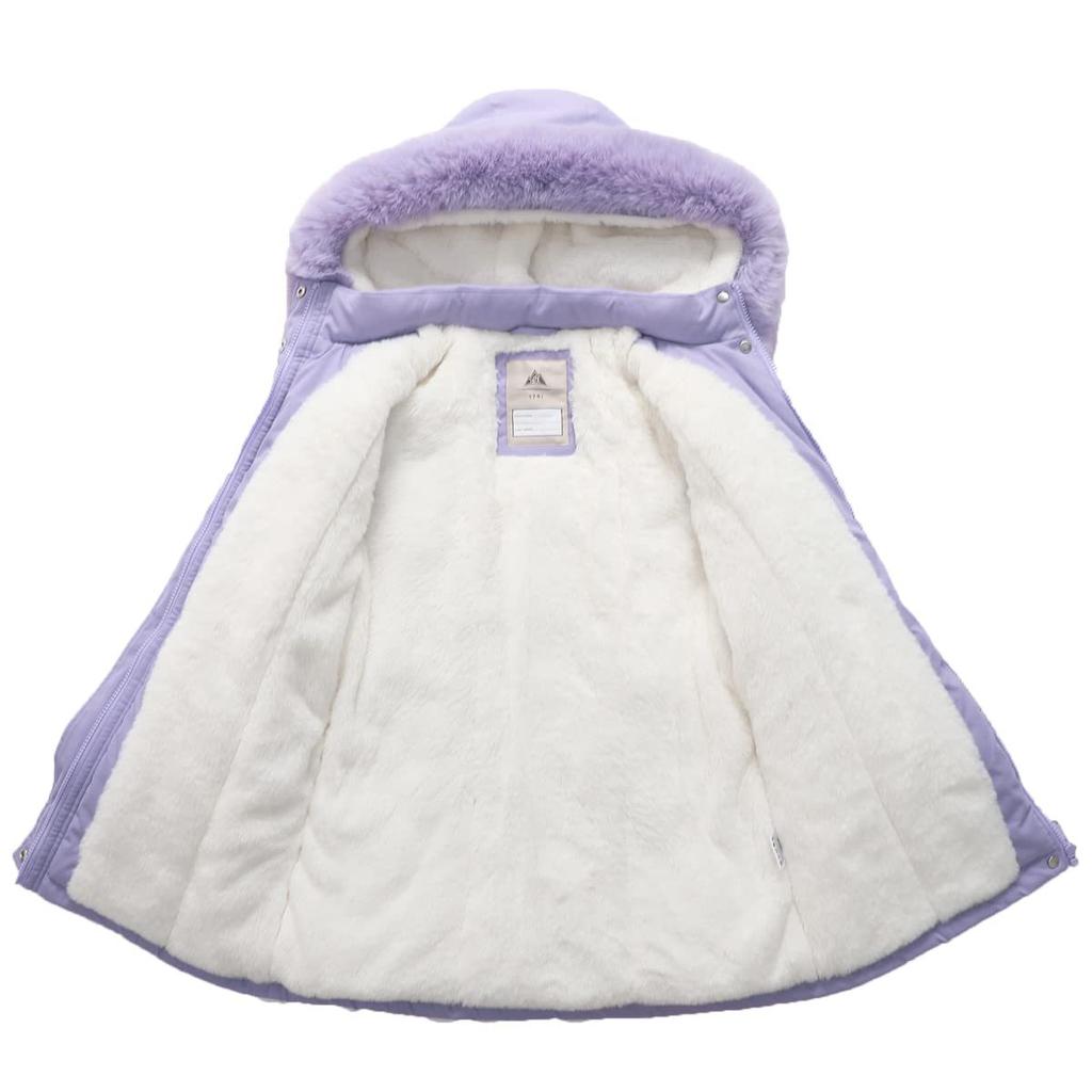 Teenager Mädchen Winterparkas Kinder Einfarbig Taille Verdickte Isolierung Plüsch Kapuzenjacke Mantel Kinderkleidung Lang Oberbekleidung