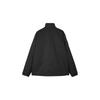 Skechers Colorful Casual Series Letter Zipper Stand Collar Sports Jacket Men jackets Carbon-Black L423M123-0018