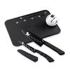 Kai Nyammy Cookware Set Includes a Santoku a Petty a Cutting and a Cat Ideal for Single 4-Piece (950RC1112) - Knife, Knife, Board, Sharpener. Design,