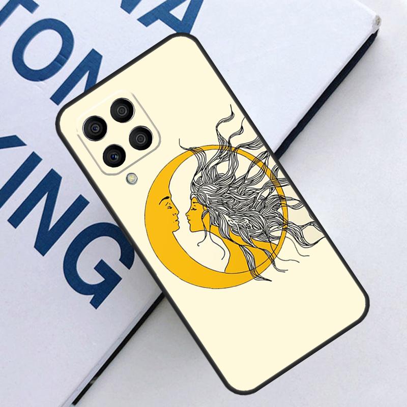 Sun Moon Art For Samsung Galaxy M31 M55 M15 M11 M21 M13 M33 M35 M53 M14 M34 M54 M12 M32 M52 M06 M16 Case