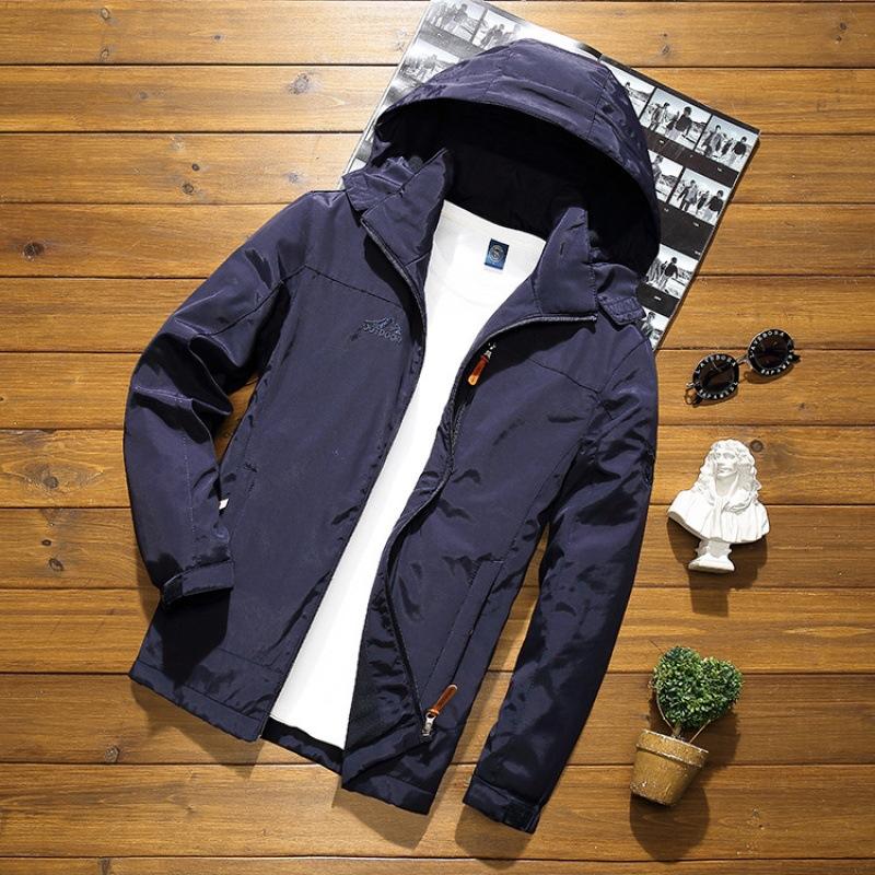 

Мужская куртка для активного отдыха, повседневная, бархатная, утолщенная, теплая, большого размера, свободная, с капюшоном XXXXL