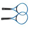 Iron Alloy Children Tennis Racket Beginner Practice Racquet with Ball and Carry Bag(Blue)