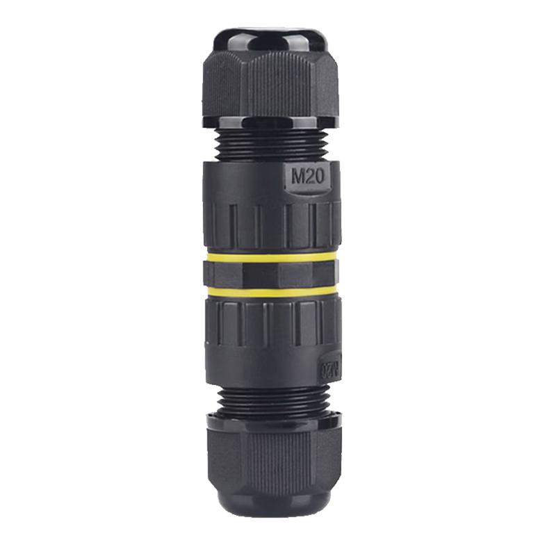 1Pcs Outdoor 2 Way Electrical Cable Wire Connector For Wiring Accessories M16 M20 M25 2/3/4/5/6Pin Ip68 Waterproof Junction Box