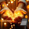 Christmas Decor Solar String Lights 8 Modes Waterproof Outdoor Garden Decor Xmas Fairy Solar Light for Patio Street Yard Balcony