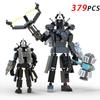 MOC Latest Version Skibidi Toilet Builing Blocks Action Figure Titan Speakerman Clock Cameraman Bricks for Birthday Xmas Gifts