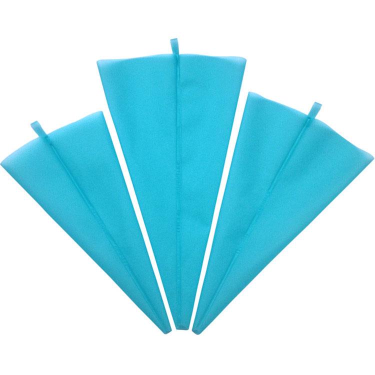 Blue Silicone Piping Bags Set: Includes Large & Small Sizes - Ideal for Cakes & Cookies