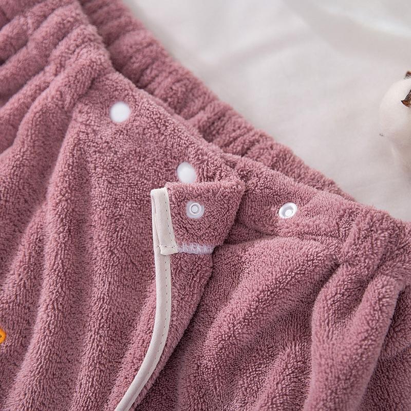 Bathrobe Bathroom Soft Microfiber Magic Absorbent Towel Beach Bathrobe Towels for Women Quick- Dry Bath Towel