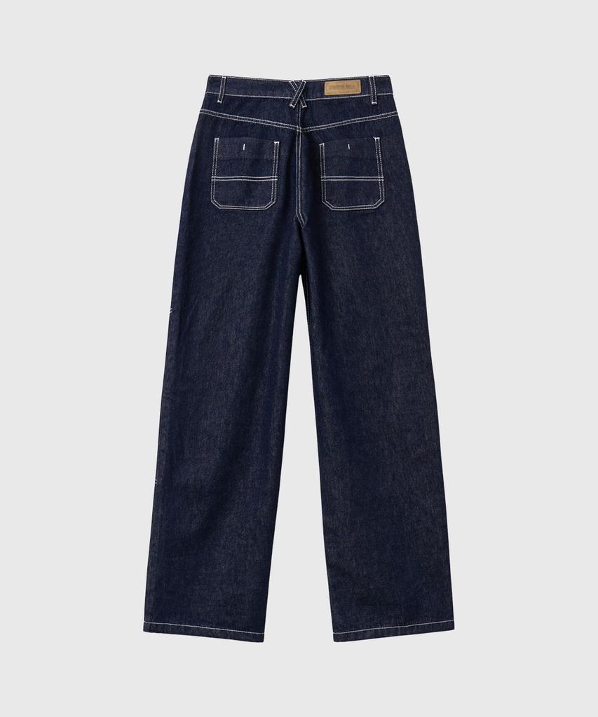 GENERALIDEA Non-Fade Carpenter Pants [Navy] / Gf1Lpt507