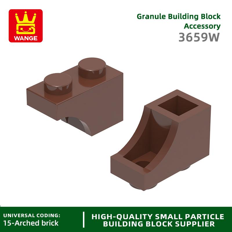 166Pcs/lot 3659W 1x2 Half Arch Construction Block Moc Colour Accessories Works With featuring Brick DO IT YOURSELF Children's Toy Assembly Gift Idea