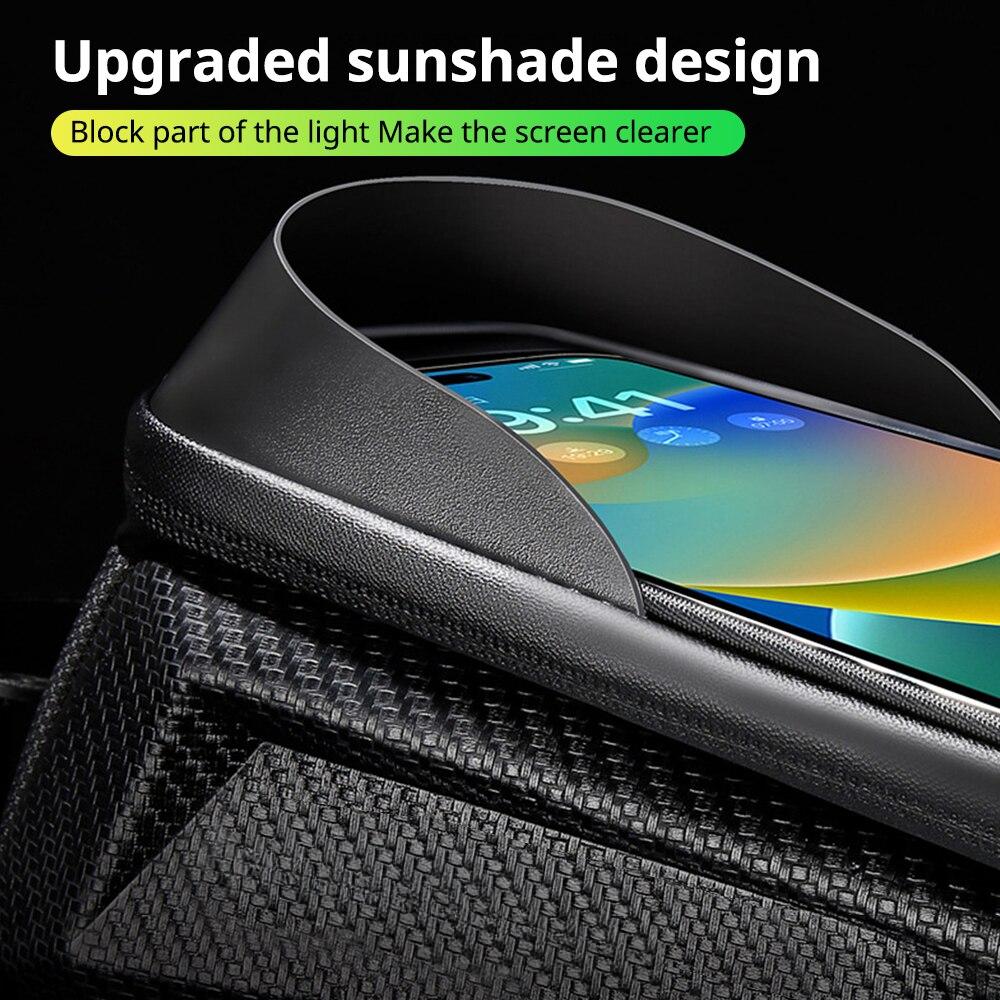 1 st Cykelväska 2L Ram Framrör Cykelväska Cykel Vattentät Telefonfodral Hållare 7,2 tum Pekskärmsväska Tillbehör