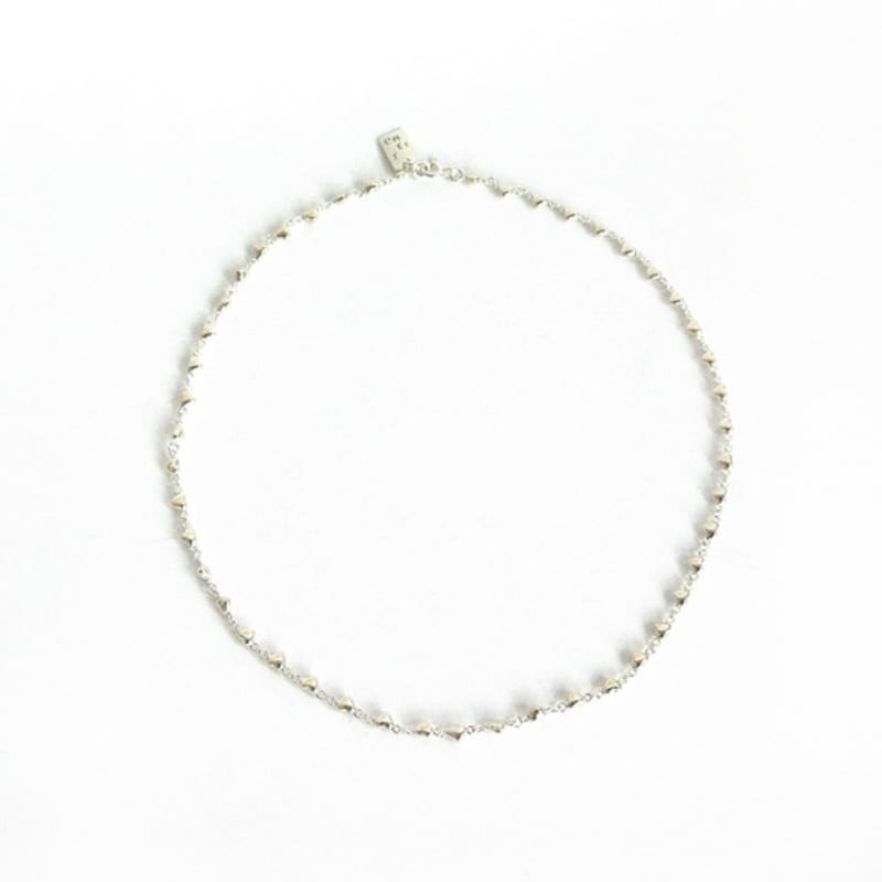 STUDIO LEIGH MINI HEART LINE NECKLACE