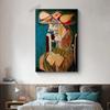 Künstler Pablo Picasso Klassische Kunst Leinwandgemälde Drucke Poster Kubistischer Stil Abstraktes Charakter Wandkunst Gemälde für Heimdekoration