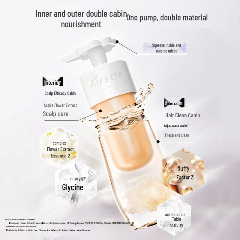 Kustie Dual-Chamber Shampoo