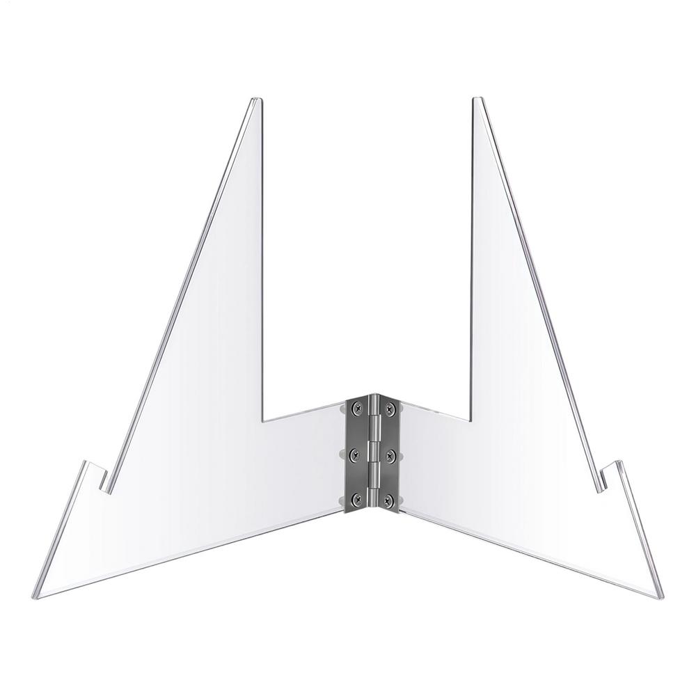 Plate Display Stands Foldable Acrylic Belt Holder Plate Stands for Display for Wrestling Picture Photo Painting Craft Book