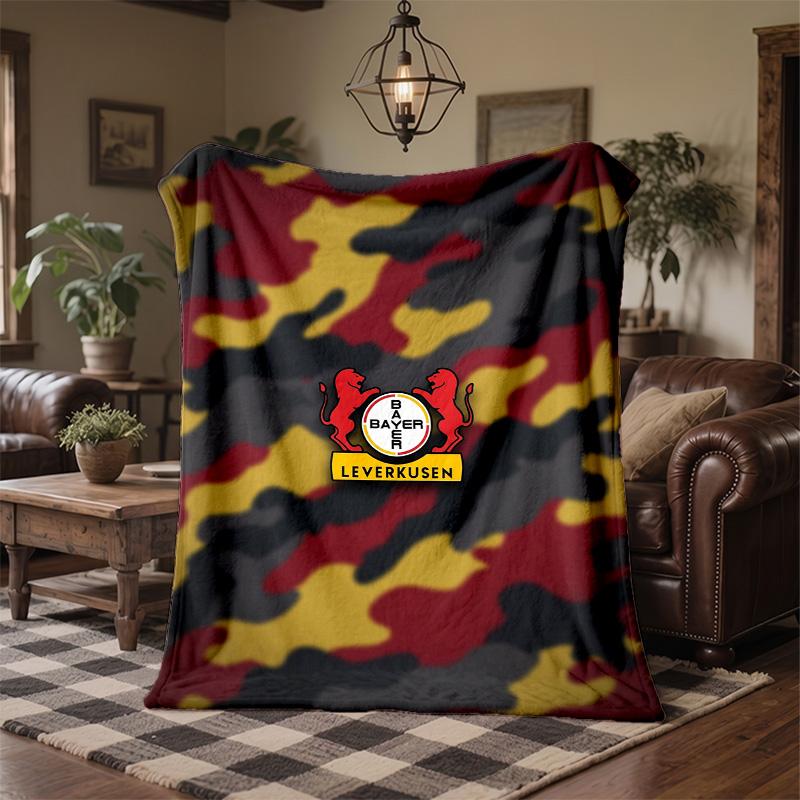 Bayer Leverkusen Fußball Druck Flanelldecke Weich Warm Sofa Bett Überwurfdecke Für Zuhause Büro Schlafzimmer