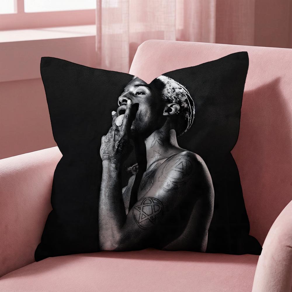 P-Playboi Carti SINGER Cushion Cover Multi-Scene Pillow Cover for Home & Car - Reversible, Soft & Durable for Daily Use
