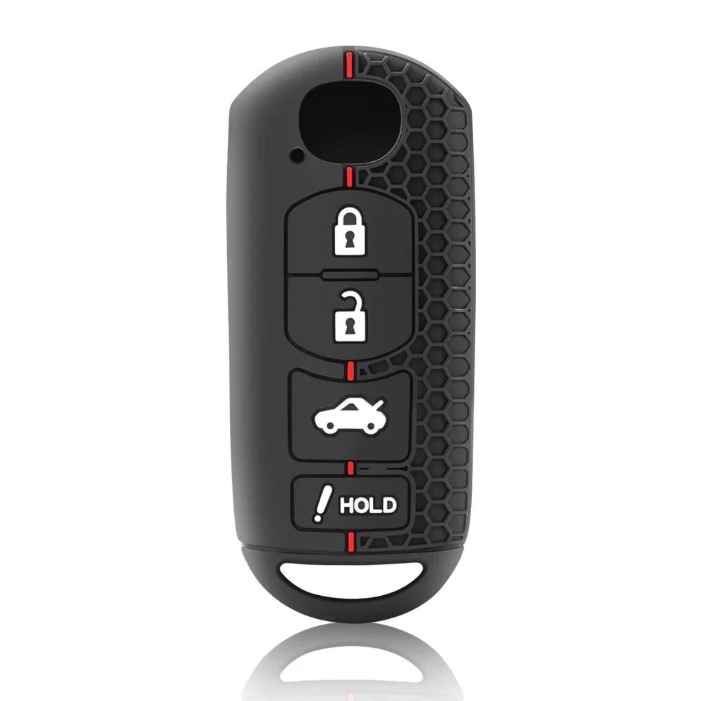 Silicone Remote Key Cover Case for MAZDA CX-5 CX-3 2 3 5 6 CX-7 CX-9 Demio Speed Miata MX5 Case 2 3 4 Button 2018 2019 2020 2021