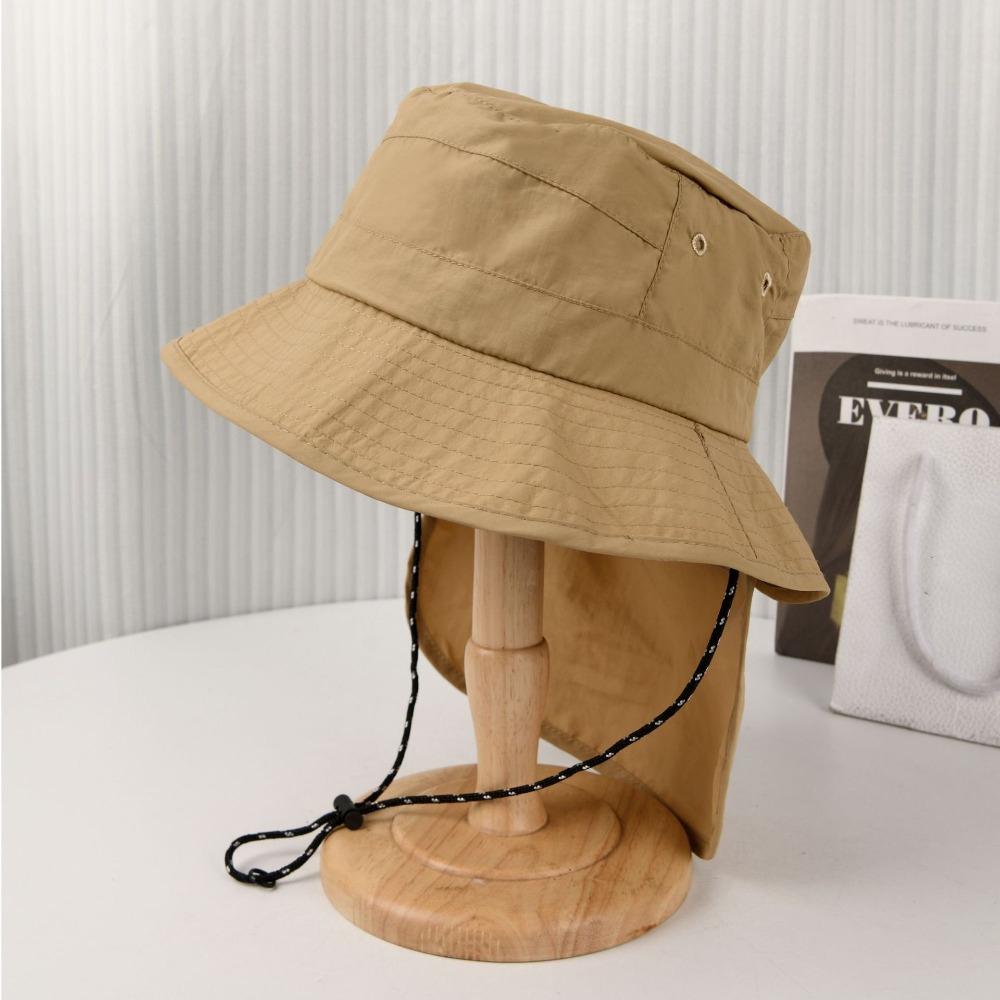 UPF 50+ Foldable Bucket Hat Waterproof Wide Brim Sun Hat Lightweight Anti-UV Fishman Hat  Unisex