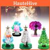 Colorful And Interactive 15cm Christmas Tree Toy With Snowflake Crystals For Children