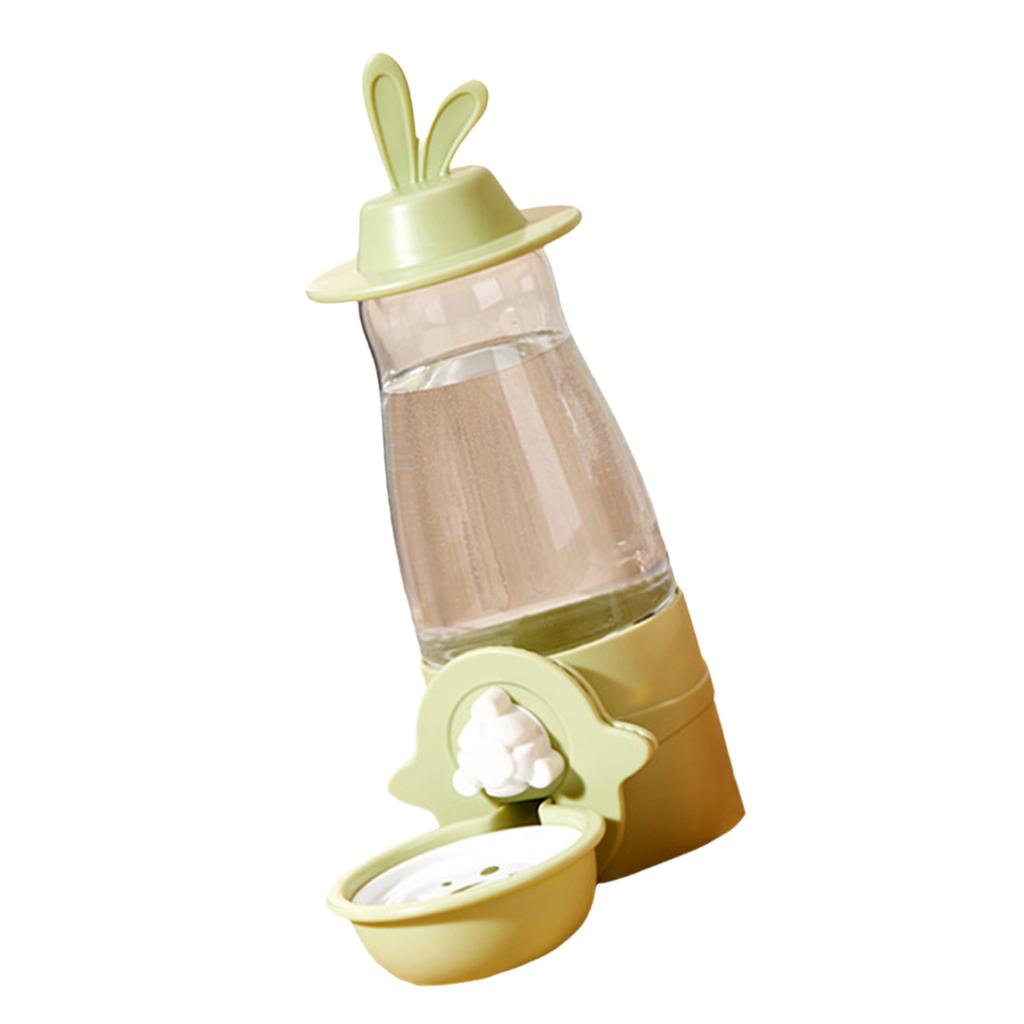 Distributore d'acqua per conigli Mangiatoia automatica per conigli Acqua Coniglio Alimentazione Abbeveraggio Montaggio su gabbia Alimentatore d'acqua per conigli
