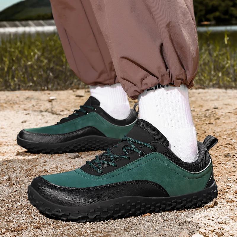 Breathable Soft Sole Wider Toe Sneakes Unisex Wider Shoes New Flats Mesh Men Barefoot Wide-Toed Shoes Zapatillas Para Hombre