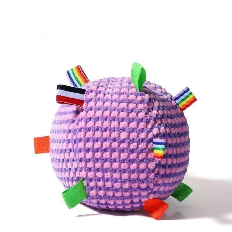 Brinquedo de Pelúcia Mastigável para Pet Brinquedo Criativo com Apito para Cachorro Resistente à Mordida Brinquedos para Cachorro de Auto Prazer Para Aliviar o Tédio Brinquedo Vocal Bola Suprimentos para Pet