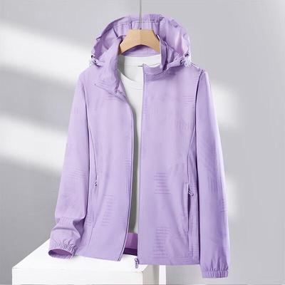 Women's Breathable Camo Sun Protection Jacket with Detachable Hood