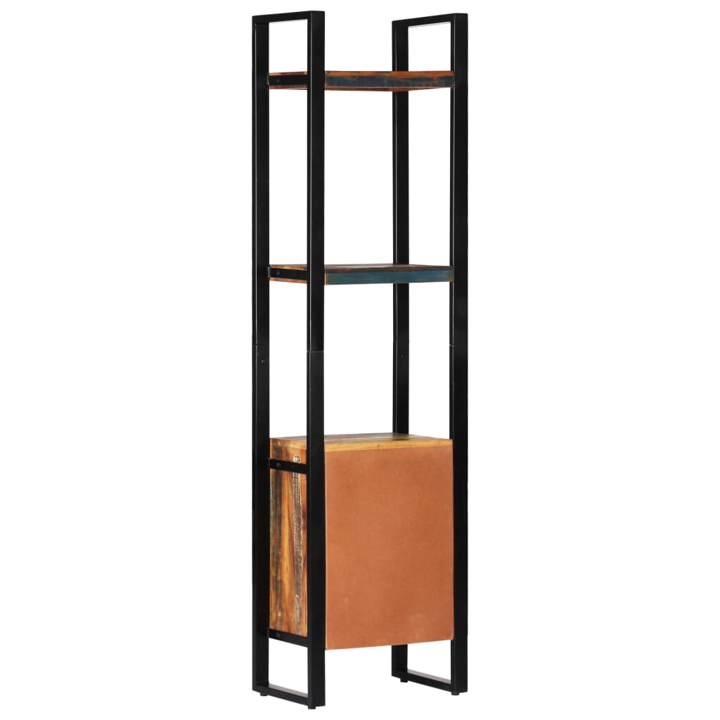 Bookshelf 45 X 30 X 171 Cm Solid Reclaimed Wood