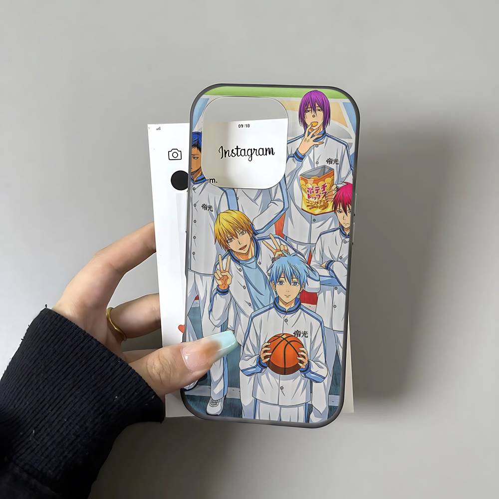 Kuroko Basketball Phone Case For IPhone 17 16 15 11 12 13 14 Pro Max Soft Corrugated Silicone Cover Case