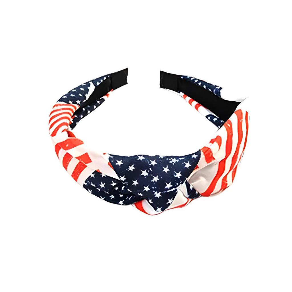 Bohemian Style Wide Knotted Fabric Headband for Women