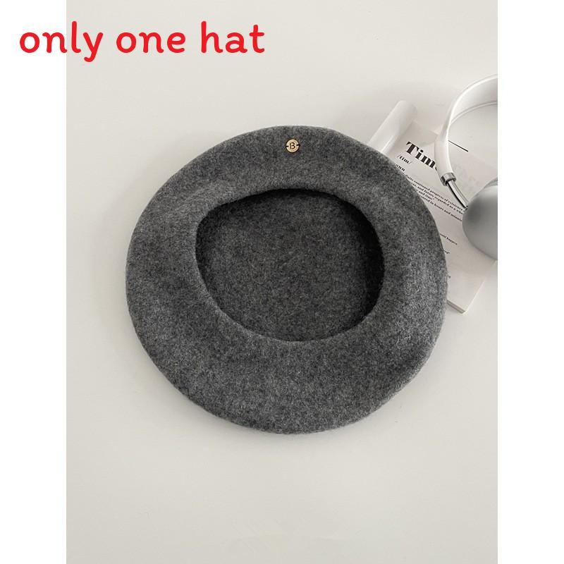 Wool Beret Hat For Women Autumn Winter Warm Fashion Casual Stylish Office Girl