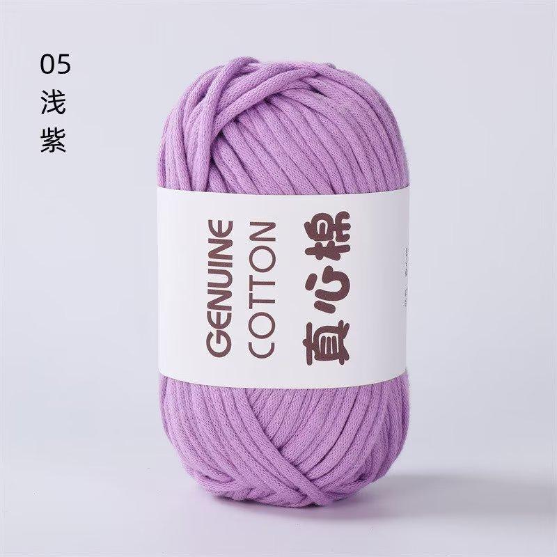 Genuine Cotton Hollow Cotton Wool Ball Hand-Woven Genuine Cotton Core Cotton Thick Wool Ball Crochet Diy Cloth Line