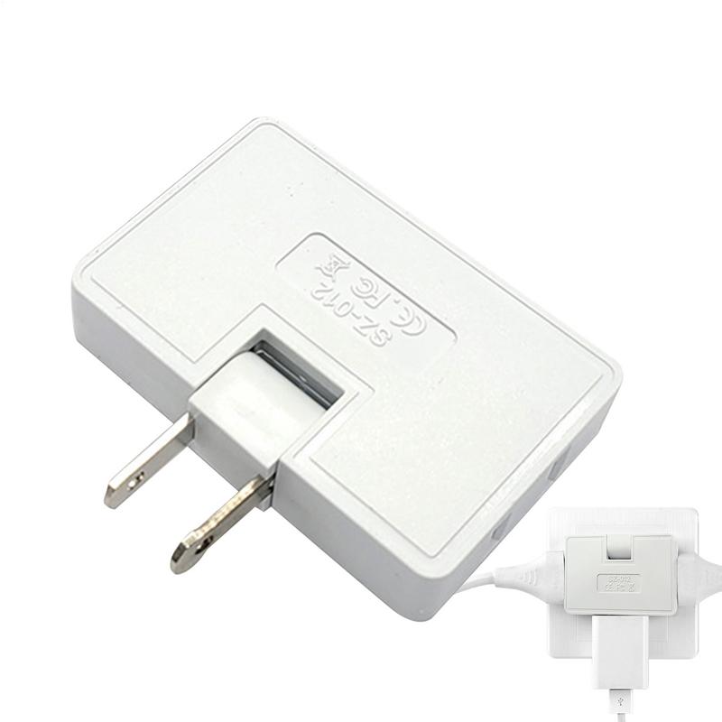 

Адаптер розетки с вращением на 180 градусов, вилка США 3 в 1, удлинитель США, многоразъемная вилка, мини-тонкий беспроводной адаптер розетки CHINA