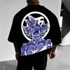 Pantalones Cortos Manga Corta Estampados de Goku de Dragon Ball Bandai Holgados para Hombre y Mujer Verano 2026 Transpirables Deportivos Moda Camiseta de Algodón