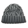 Moncler Logo Woven Apparel Knit Hat Wool Gray