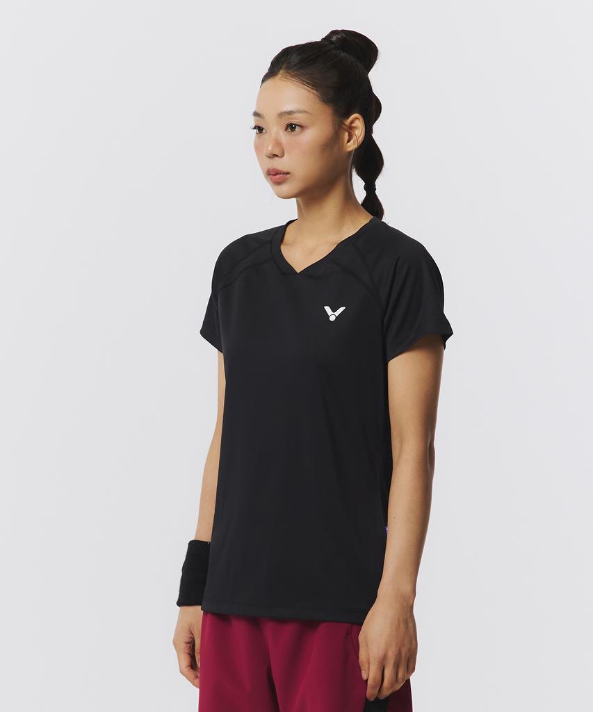Bigteo Cleancut Training Badminton Women'S Short Sleeve T-Shirt (Vt25Cts003F)