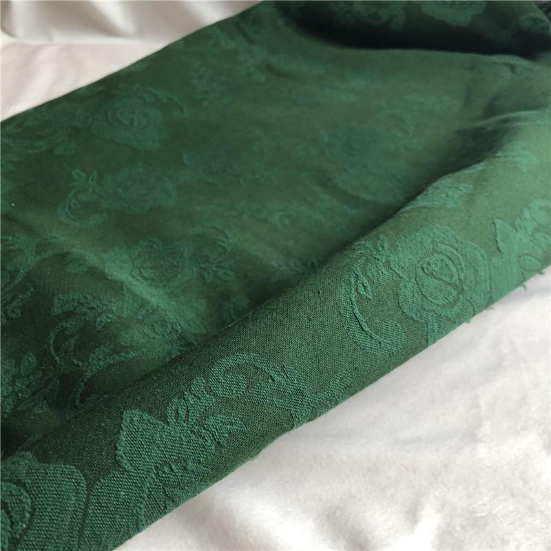 Autumn/Winter Thickened Double-Sided Cotton Linen Jacquard Hanfu Robe Dress Fabric