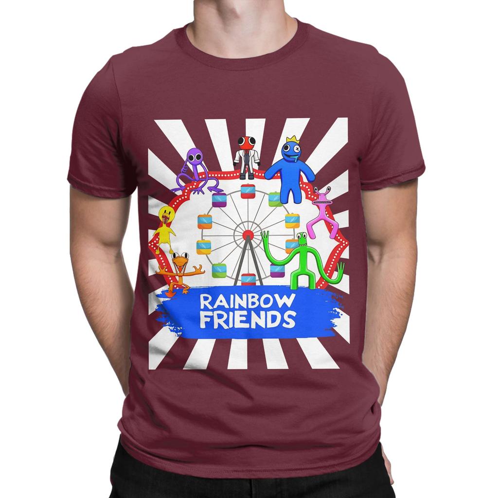 Rainbow Gaming Friends Odd World Funny Graphic 100 Cotton TShirt Rainbow Gaming Friends Tops Tees For Unisex