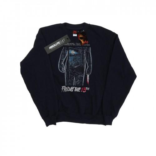Friday 13th Womens/Ladies Distressed Poster Sweatshirt