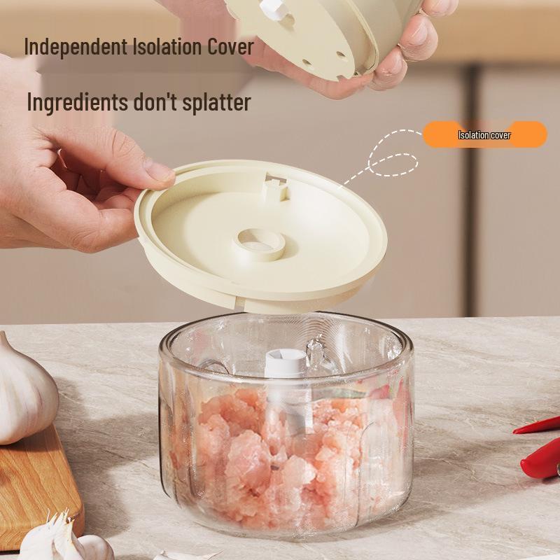 Electric Garlic Masher and Grinder - Compact Cross-border Cooking Tool for Garlic Paste