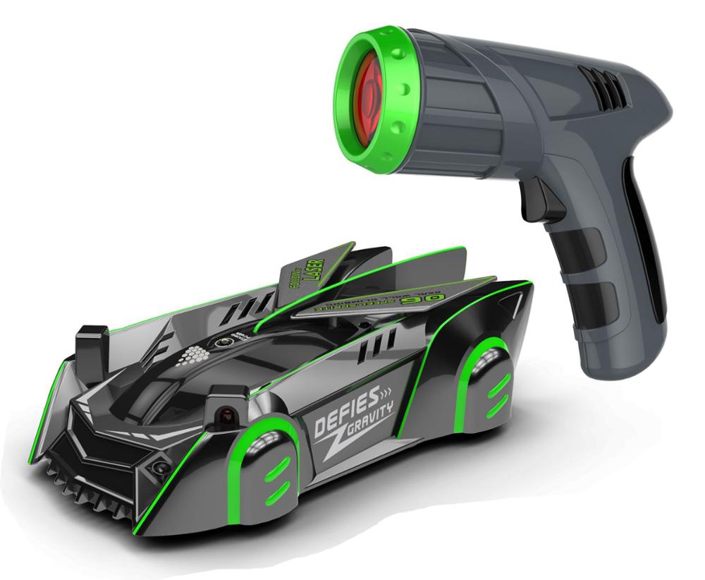 RC Car Stunt Infrared Laser Tracking Wall Ceiling Climbing Follow Light Remote Control Drift Car Electric Anti Gravity Car Toys