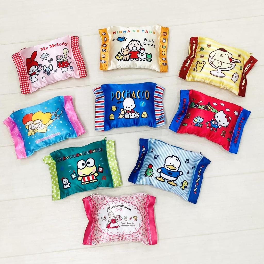 MORIPiLO Hello Kitty Taschentuch Sanrio Kleines Stofftier 20x14cm von Morishita Kissenbezug, Charaktere, Etui, Beutel, Niedlich, (Kissenhülle, Weiß)