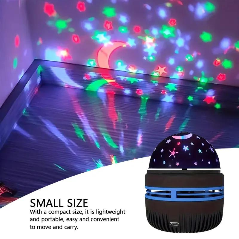 LED Star Galaxy Projector NightLights Starry Sky Projector Christmas Lighting 1V USB Room Bedroom Home Decoration