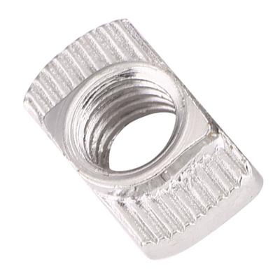 T Slot Hammer Head Nut Nickel Plated Carbon Steel Fastener For Aluminum Profile (EU30 M4*15.5*8)