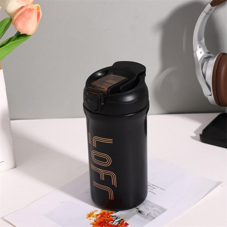 High Value Coffee Cup 316 Stainless Steel Double Drink Thermos Cup Male And Female Students Advertising Gifts Accompanying Water Cup
