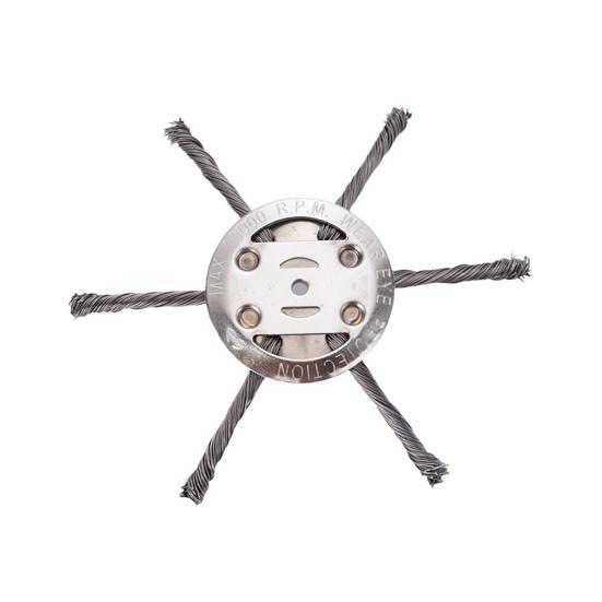 Cap de tuns iarba cu sârmă de oțel Cap universal pentru mașină de tuns iarba Lamă de tuns cu sârmă Cap de atașament pentru tuns buruienile Accesorii pentru tuns buruienile