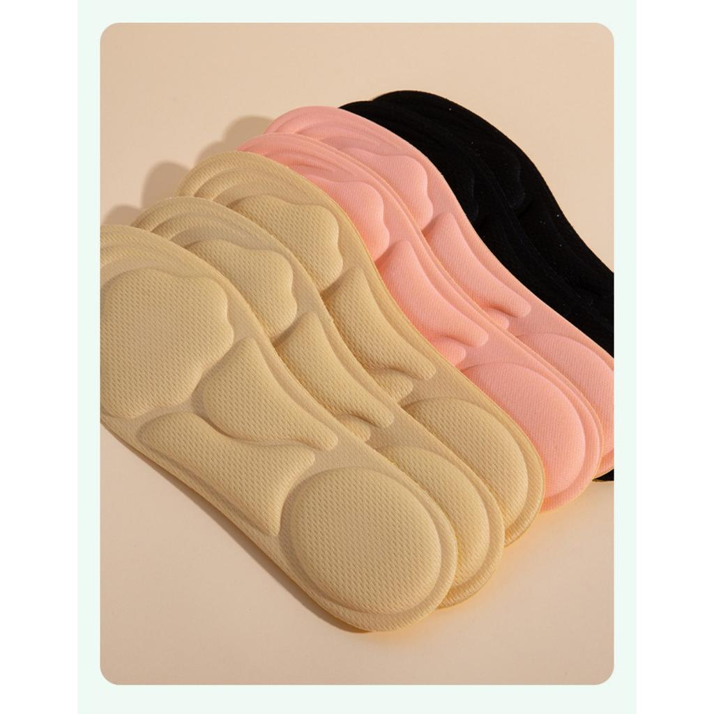Soft and Cushioned 10mm Breathable Insoles for Men and Women - Ideal for High Heels  Sports Shoes  and Casual Wear