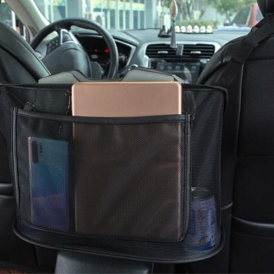 Car Seat Storage Mesh Bag Handbag Holder Organizer Auto Interior Accessories