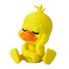 Funny Expression Decor 3D Printed Yellow Duck Figurine, Statue with Vivid Expressions, Modern Home Accent Cute Miniature Desktop Ornaments for Office