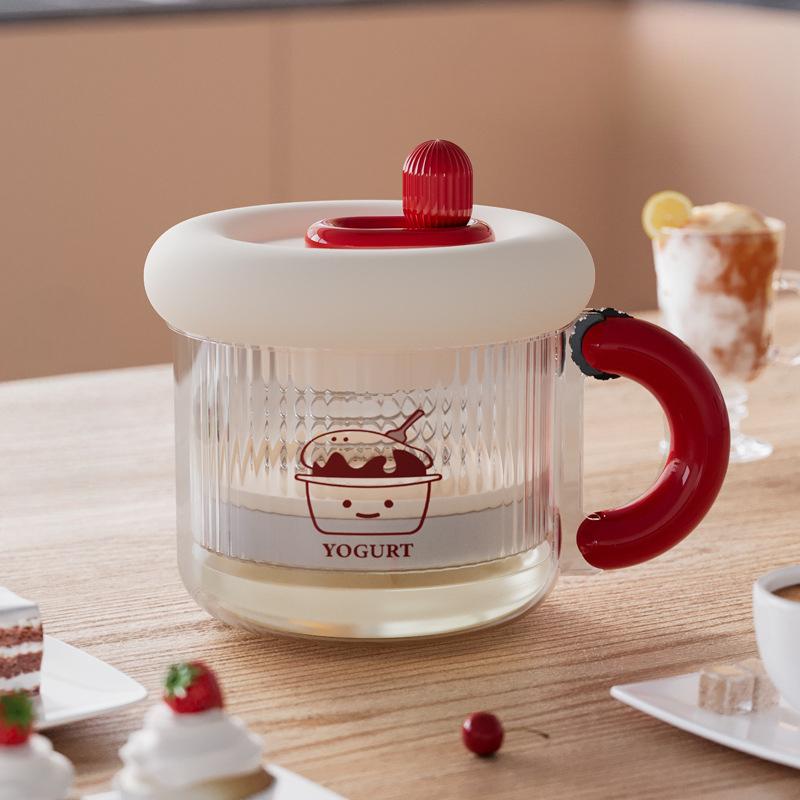 Griechischer Joghurtfilter selbstkühlend Extrakt Trockenmolke Separator Filter Gaze Joghurtbereiter Joghurt Schüssel Filter